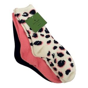 Kate Spade Women's Fuzzy Socks Trio